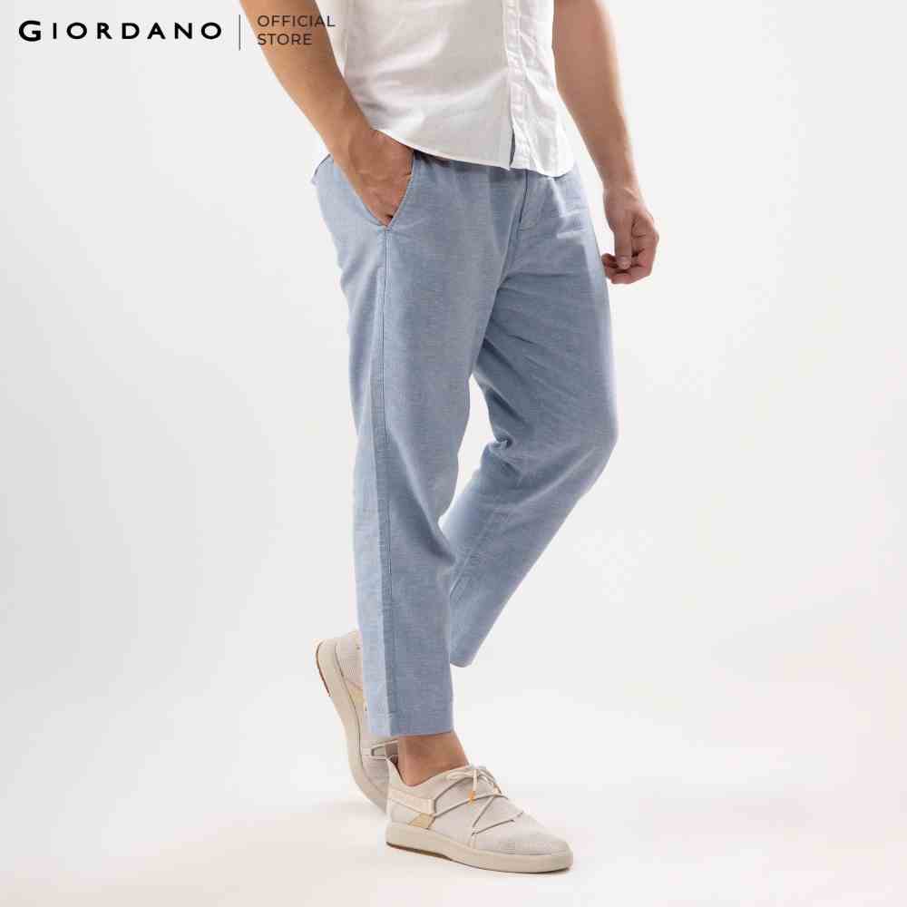 [Mã BMLTB200 giảm đến 100K đơn 499K] Quần Lửng Linen Nam Giordano 01121202