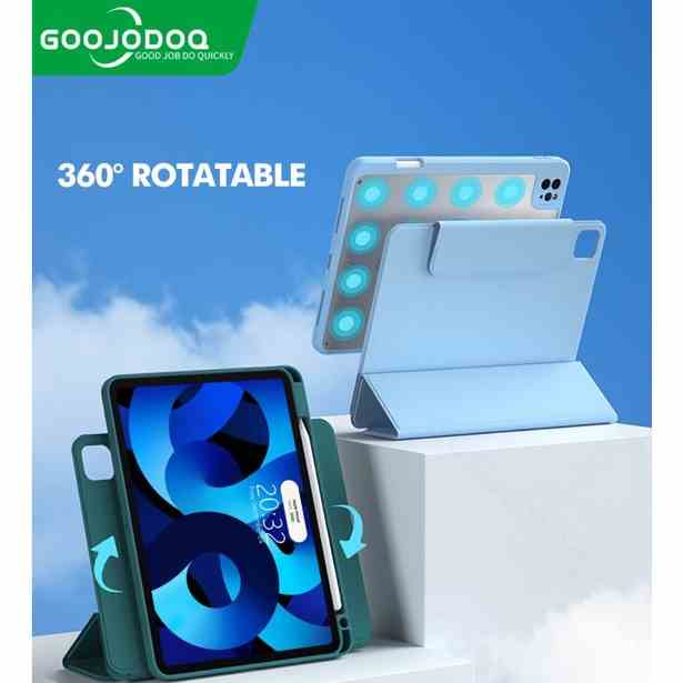 Bao da máy tính bảng có giá đỡ nam châm xoay 360 độ GOOJODOQ thích hợp cho pro 11 2020 air 410.2 10.9 11