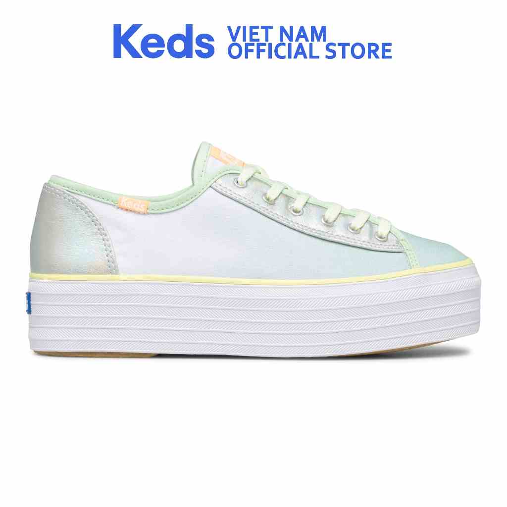 Giày Keds Nữ- Tripple Up Fade Canvas Green- KD066009