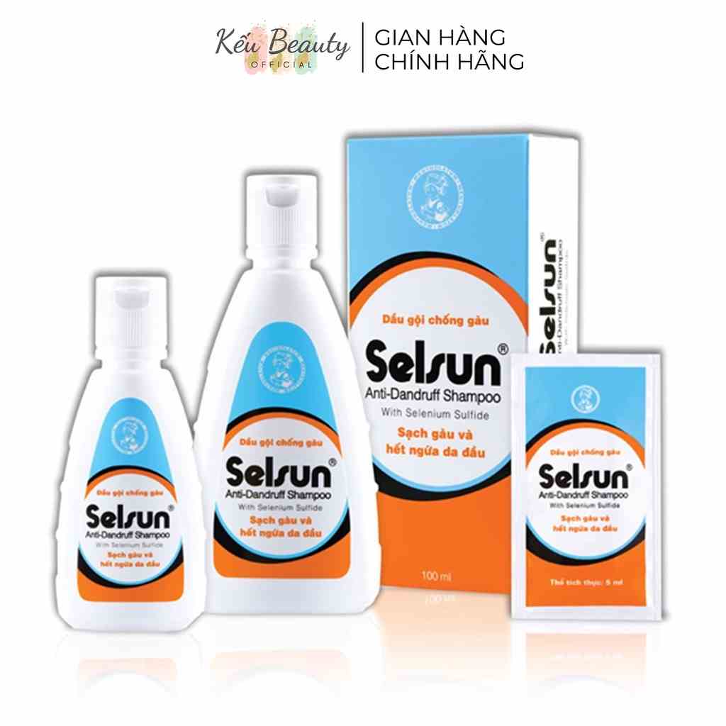 Dầu gội và dầu xả ngăn ngừa, giảm gàu và dưỡng tóc suôn mượt Selsun (50ml/100ml/250ml)