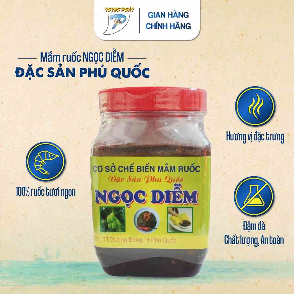 [Mã BMLTB200 giảm đến 100K đơn 499K] Mắm ruốc thơm ngon đặc sản Phú Quốc Thịnh Phát