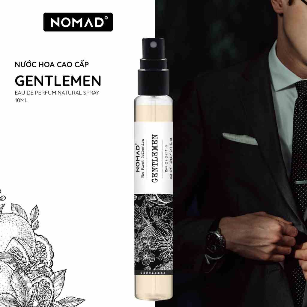 [Mã BMLTA35 giảm đến 35K đơn 99K] Nước Hoa Nam Nomad Gentlenmen Eau De Parfum