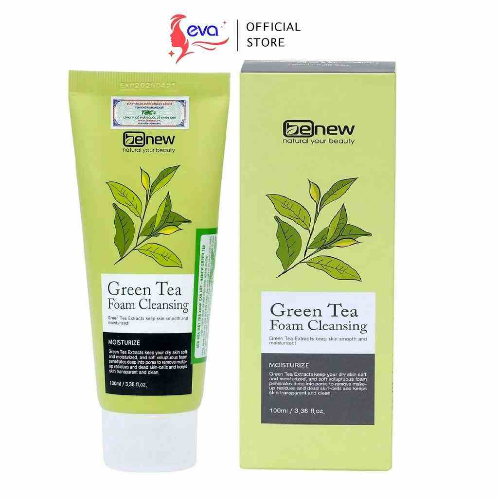 [Mã ICBFRI15 giảm 10% đơn 0đ] Sữa rửa mặt BENEW Green Tea Foam Cleasing 100 ml