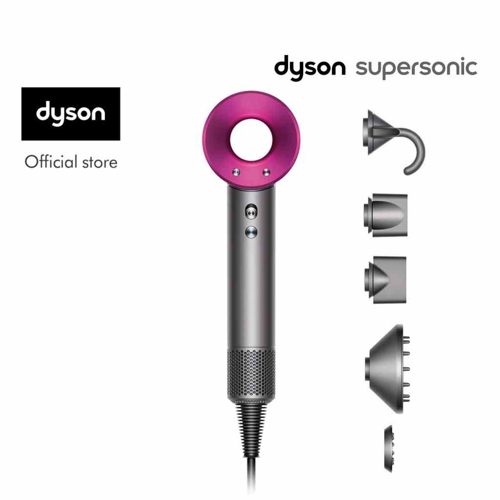 [Voucher ELDYSON1 giảm 8% đơn 5TR] Máy sấy tóc Dyson Supersonic ™ HD08 (Xám bạc/Hồng)