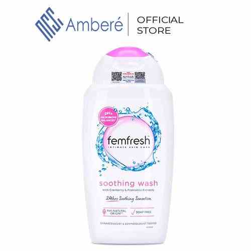 Dung dịch vệ sinh chống viêm Femfresh Soothing Wash 250ml - Femfresh màu hồng