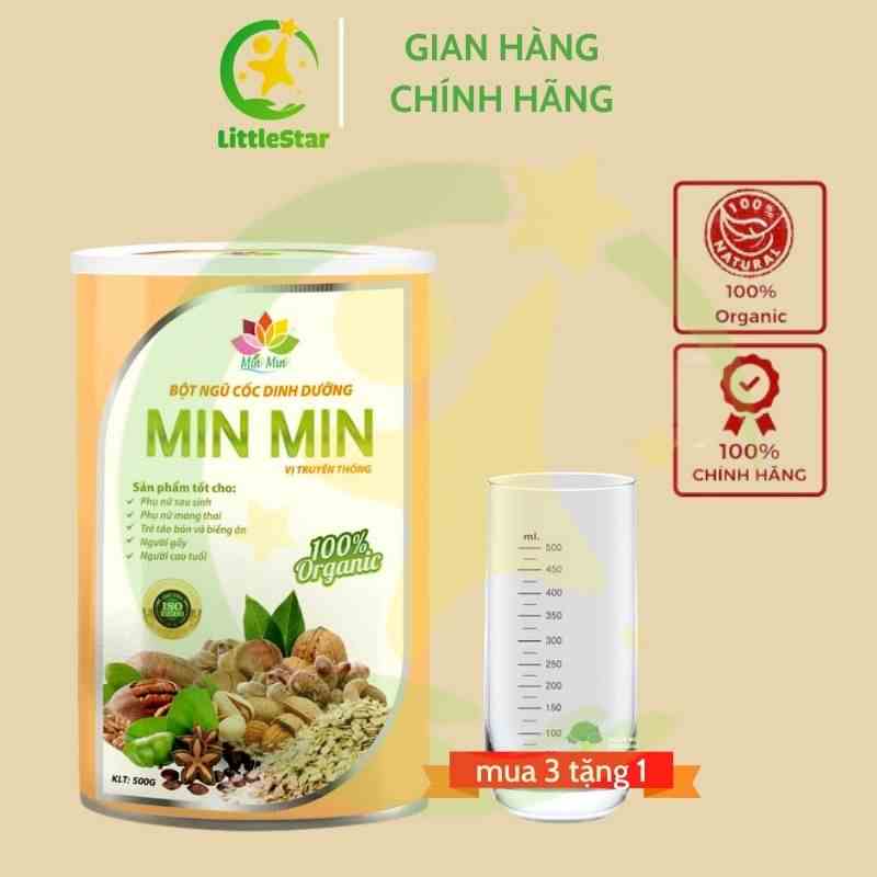 Ngũ Cốc Min Min 29 Hạt [MẪU MỚI] Giúp Bổ Sung  Dinh Dưỡng Cho Gia Đình Và Bà Bầu - Hộp 500g.