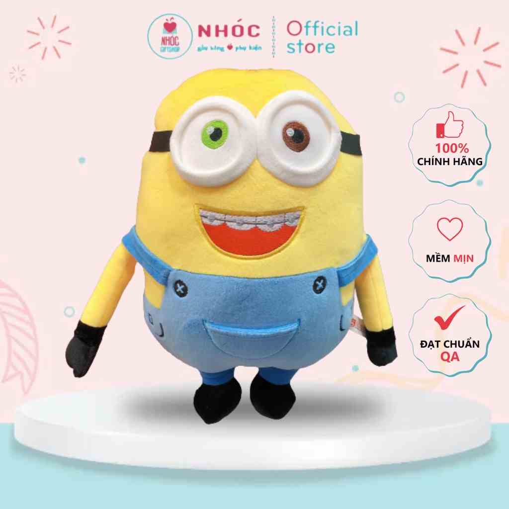 [Mã BMLTB200 giảm đến 100K đơn 499K] [HOẢ TỐC] Thú Bông Minions Lông Mịn Đứng TC Hàng Cao Cấp An Toàn Cho Bé - NHÓC