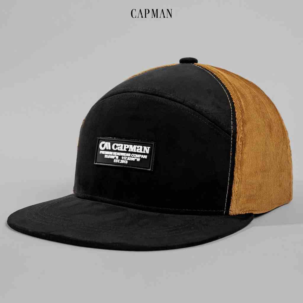 Mũ snapback lưỡi ngang CAPMAN chính hãng CM159