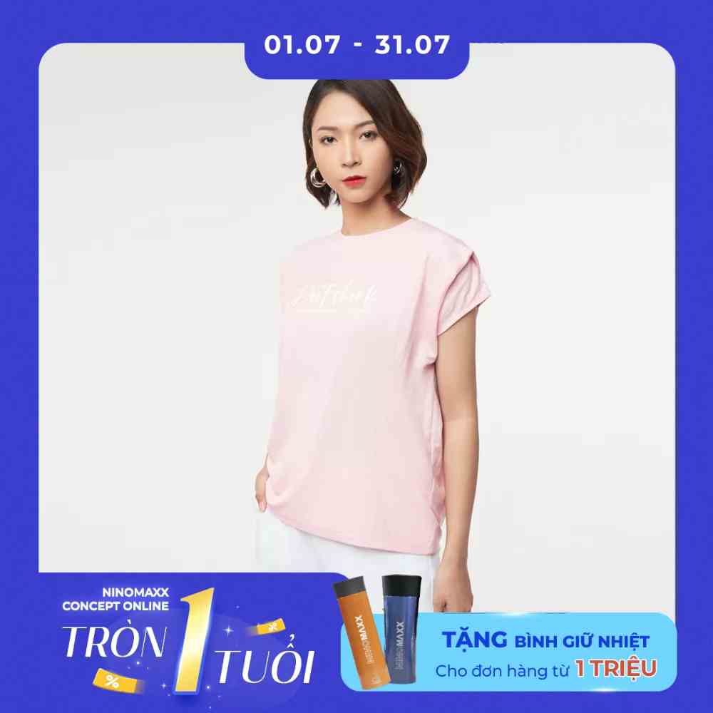 [Mã BMLT30 giảm đến 30K đơn 299K] N&M Áo thun Graphic Nữ tay ngắn in họa tiết dáng trẻ trung 2104084