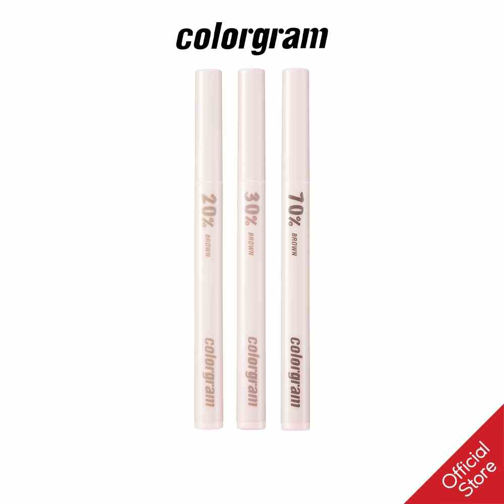 [Mã BMTTC60K giảm đến 60K đơn 50K] Bút Kẻ Mắt Trang Điểm Colorgram Shade Re-forming Brush Liner 0.15g