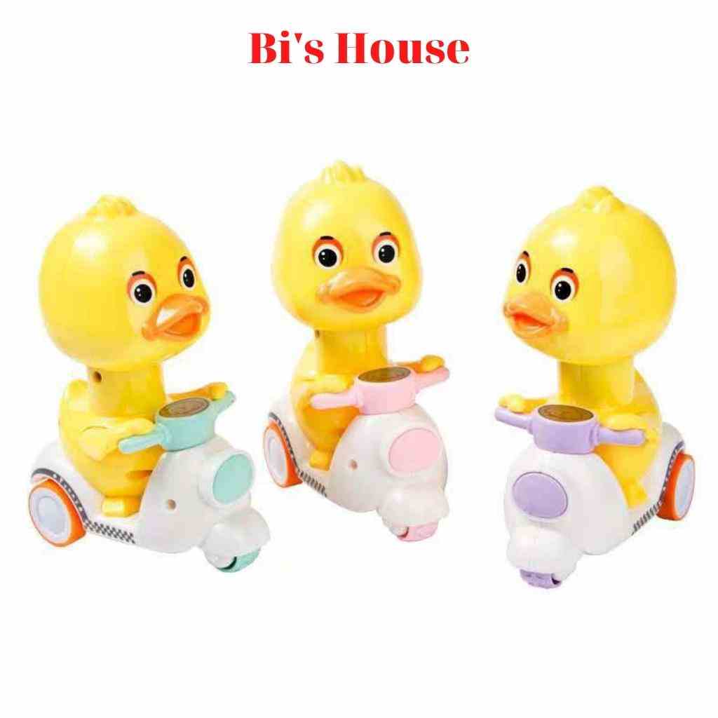 [Mã BMLTB35 giảm đến 35K đơn 99K] Đồ chơi vịt chạy xe máy Bis House, chỉ cần nhấn xuống vịt sẽ chạy siêu nhanh