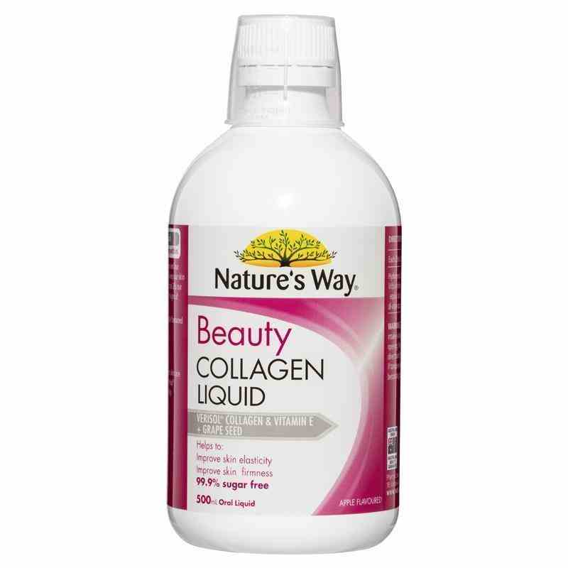 Collagen nước nature’s way beauty collagen liquid 500ml chống lão hóa, sáng hồng giảm nhăn da