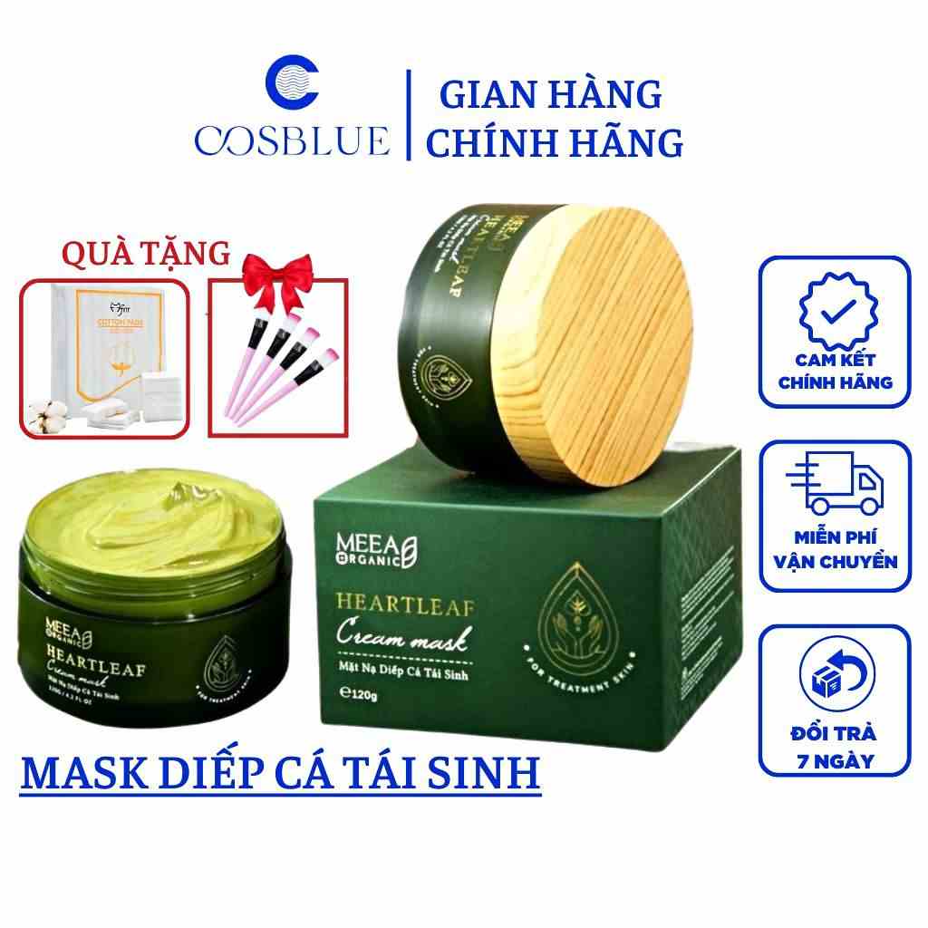 Mặt Nạ Diếp Cá Tái Sinh MeeA Organic 120g Dưỡng Trắng Da Giảm Mụn, Thâm, Se Khít Lỗ Chân Lông