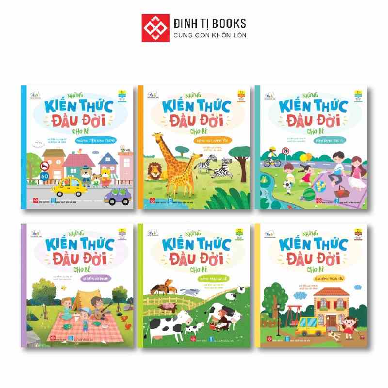 Sách - Những kiến thức đầu đời cho bé - Đinh Tị Books