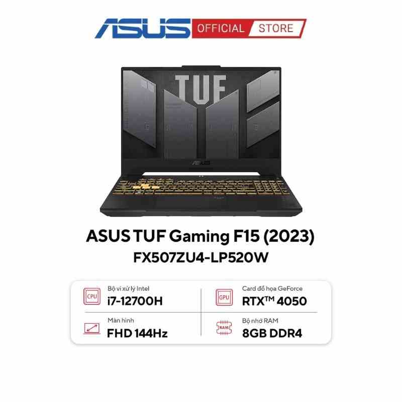 Laptop ASUS TUF Gaming F15 FX507ZU4-LP520W (Intel® Core™ i7-12700H & RTX™ 4050 6GB)