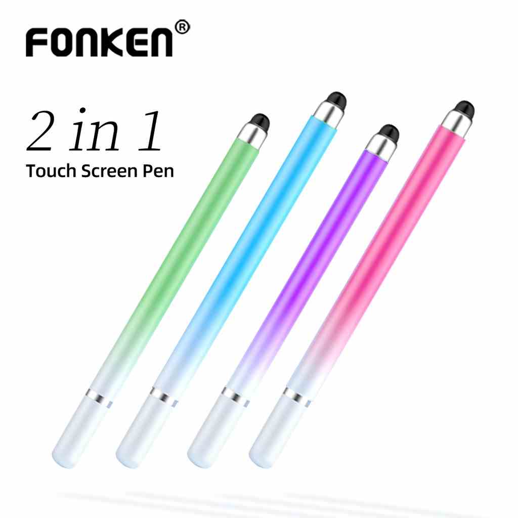 Bút Cảm Ứng Fonken Universal 2 Trong 1 Màu Gradient Cho Điện Thoại / Máy Tính Bảng