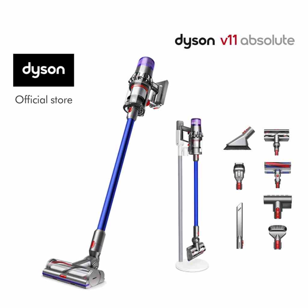 [Mã ELDYSON2 - giảm 8% đơn 15TR] Máy hút bụi không dây Dyson V11 Absolute+ (Xám bạc/Xanh dương)