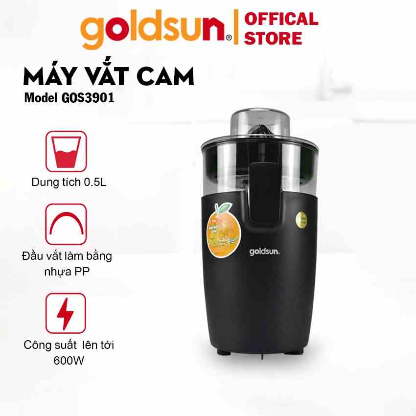 Máy vắt cam Goldsun GOS3901 công suất lớn 600W