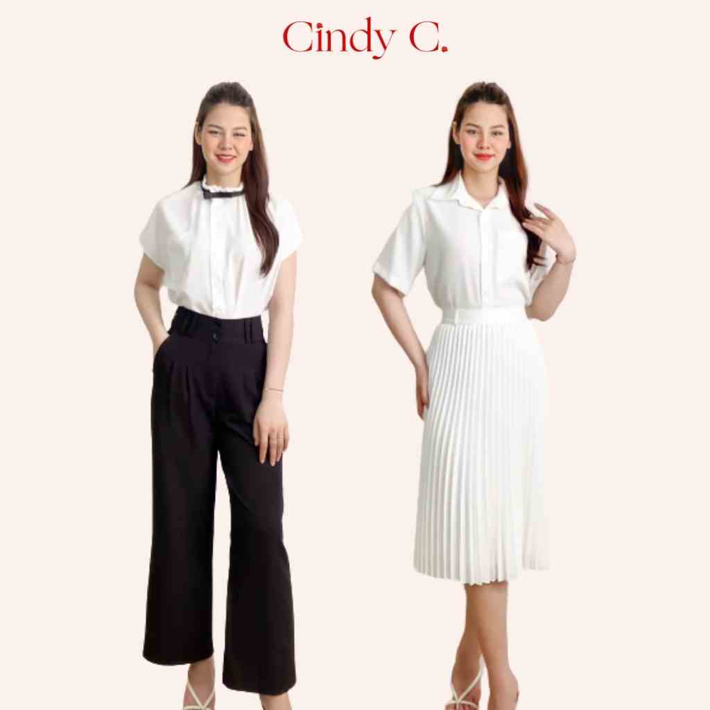 [Mã BMLTA35 giảm đến 35K đơn 99K] Áo Sơ Mi Tay Ngắn Buzuluk Cindy C Chất Liệu Linen Thanh Lịch 22827