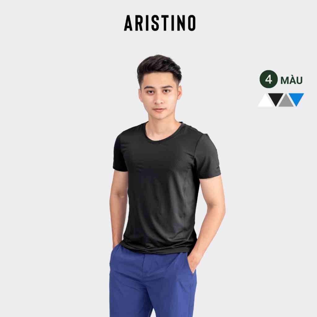 [Mã BMLTA35 giảm đến 35K đơn 99K] Áo thun nam Aristino phom dáng Slim Fit ôm nhẹ và tôn dáng - ATS014S9