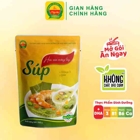 Súp Nui Hải Sản Măng Tây Cây Thị 260g