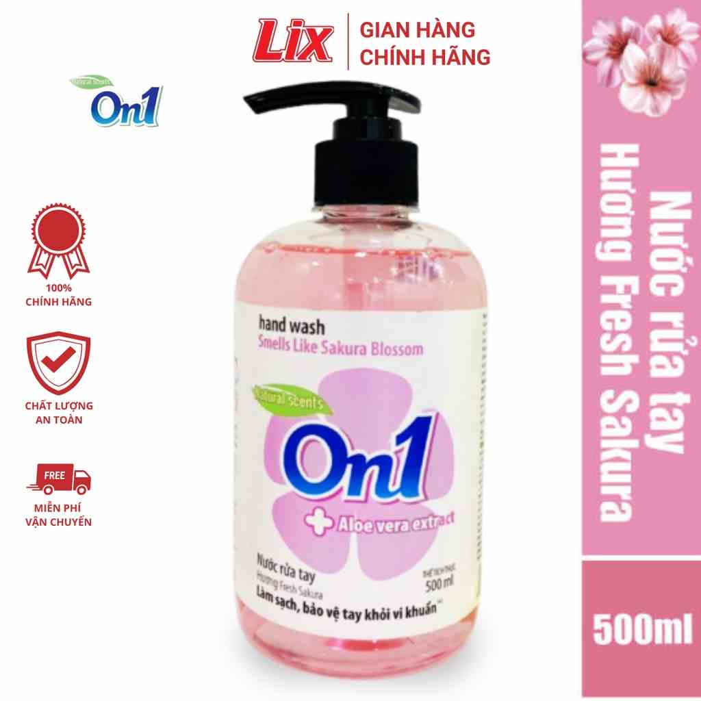 Nước rửa tay sạch khuẩn 500ml hương Fresh Sakura RT506 Lixco Việt Nam