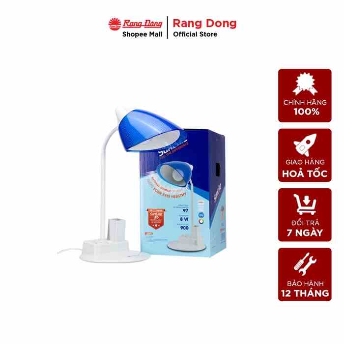 [Mã BMLTB35 giảm đến 35K đơn 99K] Đèn bàn LED bảo vệ thị lực Rạng Đông (Model: RD-RL-40)