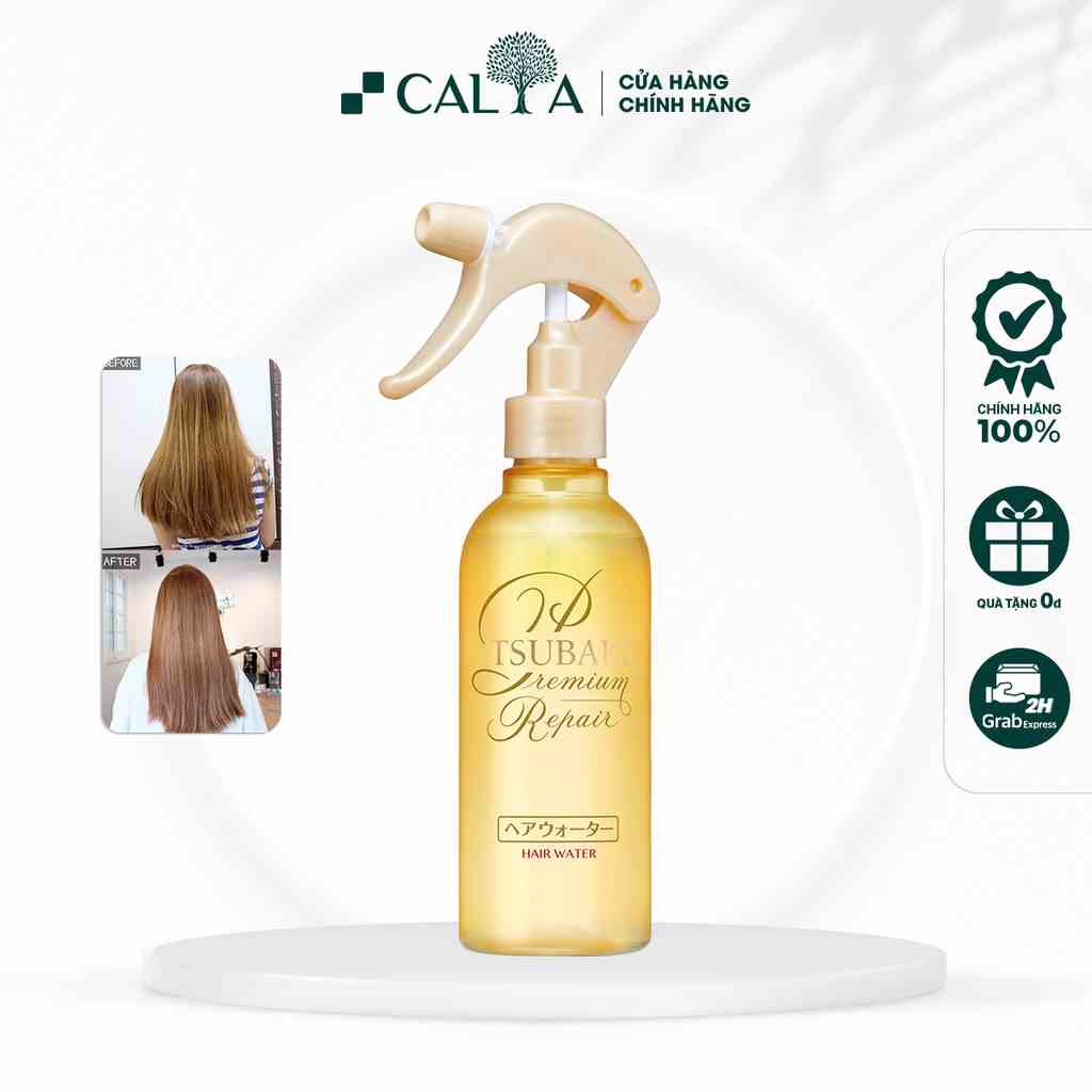 Xịt Dưỡng Tóc Tsubaki Phục Hồi Hư Tổn, Bảo Vệ Tóc Khỏi Nhiệt Độ Cao - Tsubaki Premium Repair Hair Water 220ml