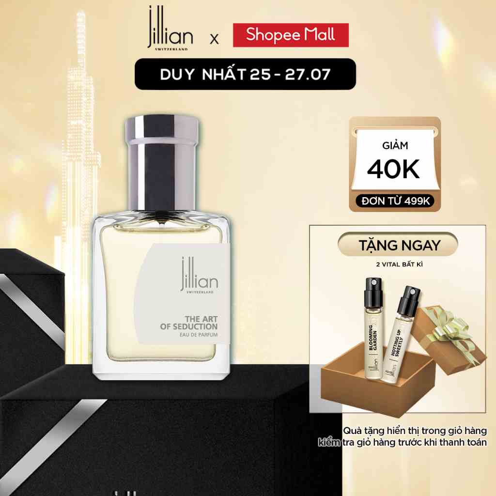 [Mã BMLTB200 giảm đến 100K đơn 499K] Nước hoa Jillian Nam The Art of Seduction 15ml - sang trọng, nồng nàn, ấm áp