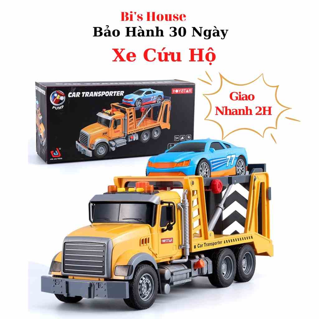 [Mã BMLTB35 giảm đến 35K đơn 99K] Xe cứu hộ, xe vận chuyển, xe ben - đồ chơi xe giành cho bé