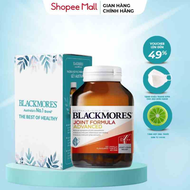 Viên uống hỗ trợ xương khớp dành cho người cao tuổi Joint Formula Advanced Blackmores Úc 120 viên