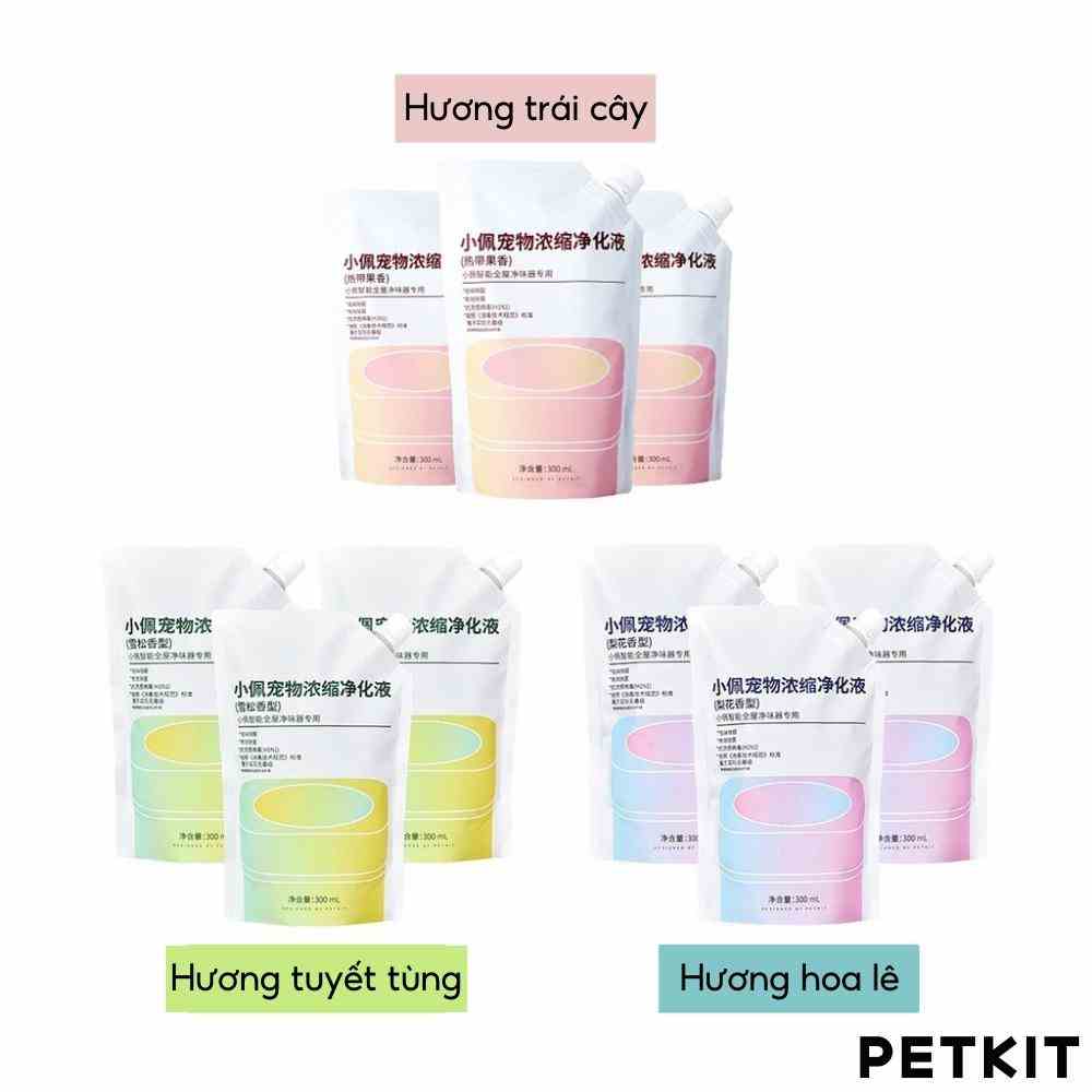 Tinh Dầu, Dung Dịch Khử Mùi, Khử Khuẩn Máy Petkit MAGICUBE 1 gói dùng 1 tháng- HeLiCorp