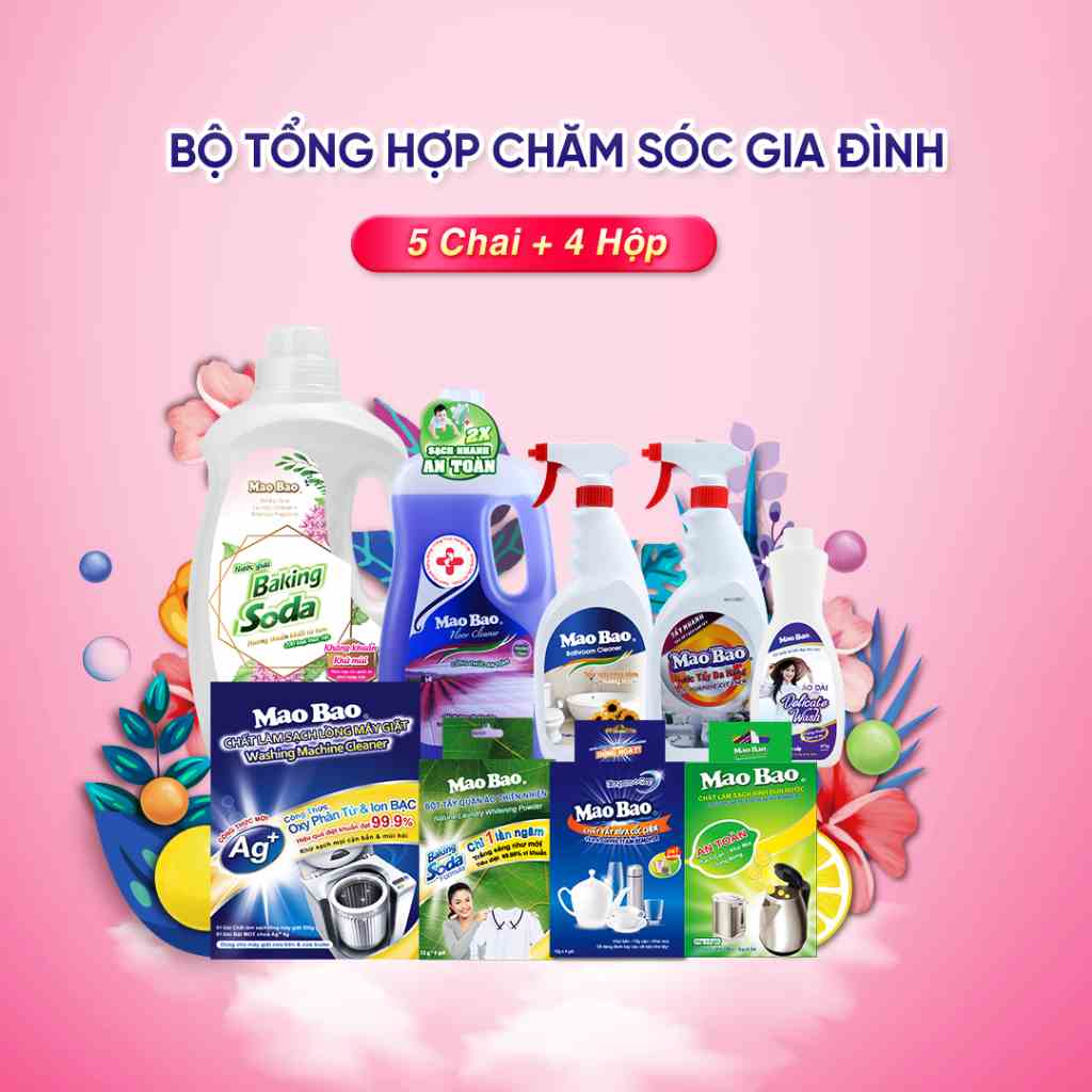 Bộ tổng hợp chăm sóc gia đình Mao Bao