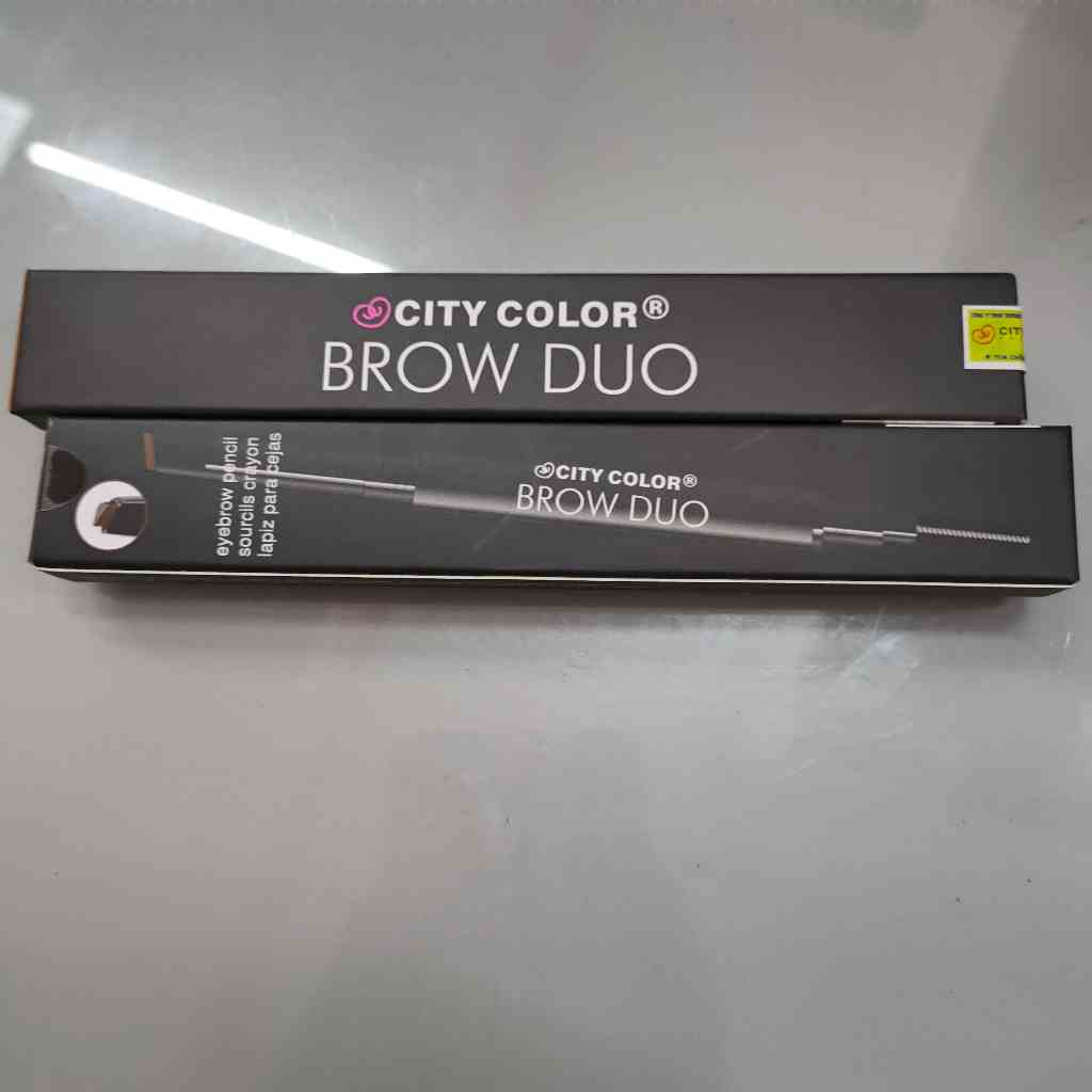 [Mã BMLTB200 giảm đến 100K đơn 499K] Combo 2 cây chì kẻ mày CITY COLOR Brow Duo 15g (LIGHT).