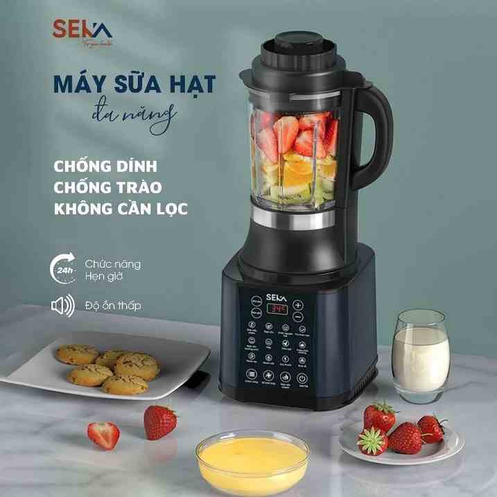 Máy làm sữa hạt SEKA E400 - 14 chức năng, Công suất 1800W - Máy xay nấu đa năng, làm sinh tố, sữa đậu nành