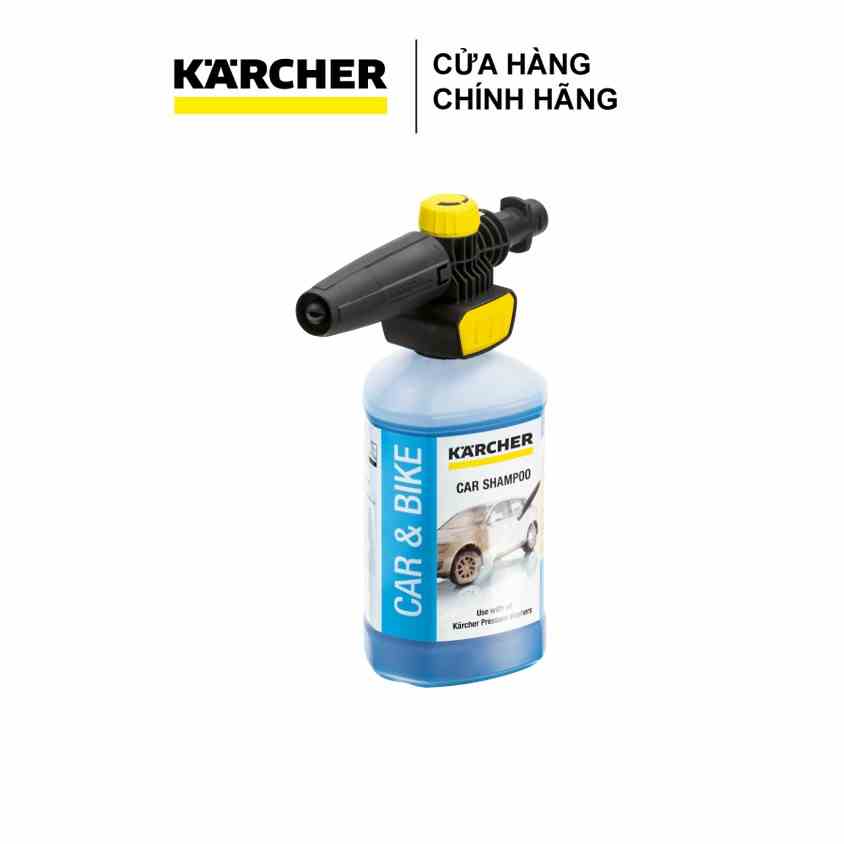 Đầu phun tạo bọt Karcher FJ 10 với chất tẩy rửa xe hơi