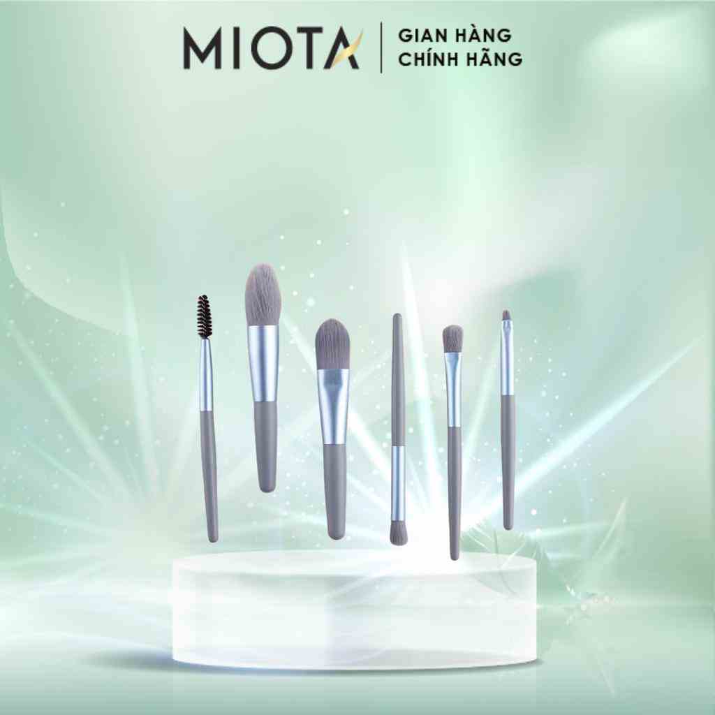 Set 8 Cọ Trang Điểm Đa Năng Miota Tiện Lợi Dễ Sử Dụng - Xanh Dương