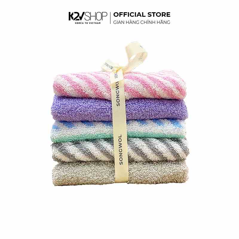 Khăn Mặt Cotton Cao Cấp Songwol TGS36 Hàn Quốc 38x38cm (55g/424GSM) - K2V Shop