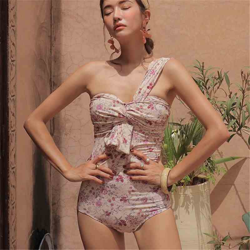 Bikini 1 mảnh LUHAZO liền thân kín đáo  bigsize Đi Biển Đồ Bơi Nữ 2022Kiểu Hàn Quốc Quảng Châu Che Bụng Mỡ 2337 DK4T201