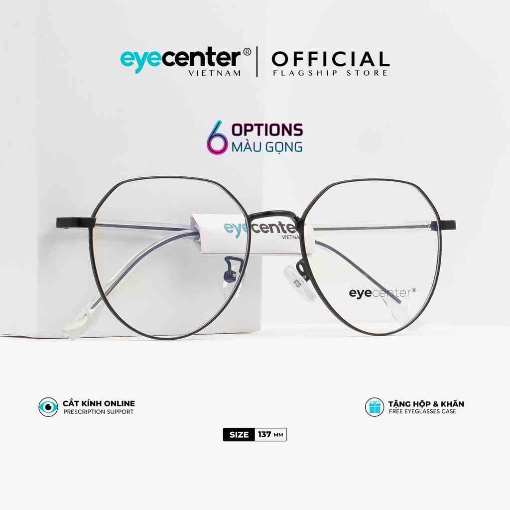 Gọng kính cận nam nữ chính hãng EYECENTER K33S kim loại chống gỉ nhập khẩu by Eye Center Vietnam