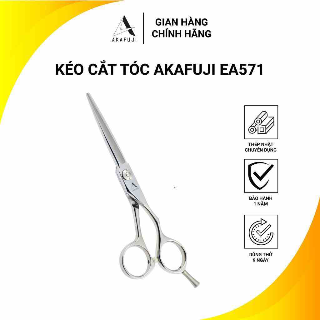 Kéo Cắt Tóc AKAFUJI EA 571 SIZE 5.75 inches Thép Nhật Cao Cấp [HÀNG CHÍNH HÃNG] Bảo Hành 12 Tháng