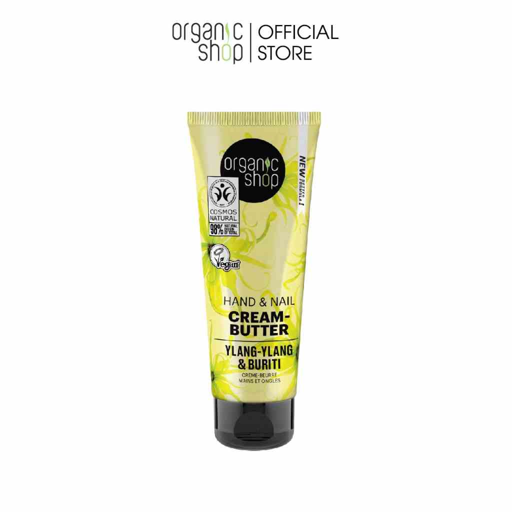 Kem Dưỡng Da Tay Và Móng Giúp Móng Chắc Khỏe Ngọc Lan Tây ORGANIC SHOP Ylang-Ylang Burity Hand & Nail Cream 75ml