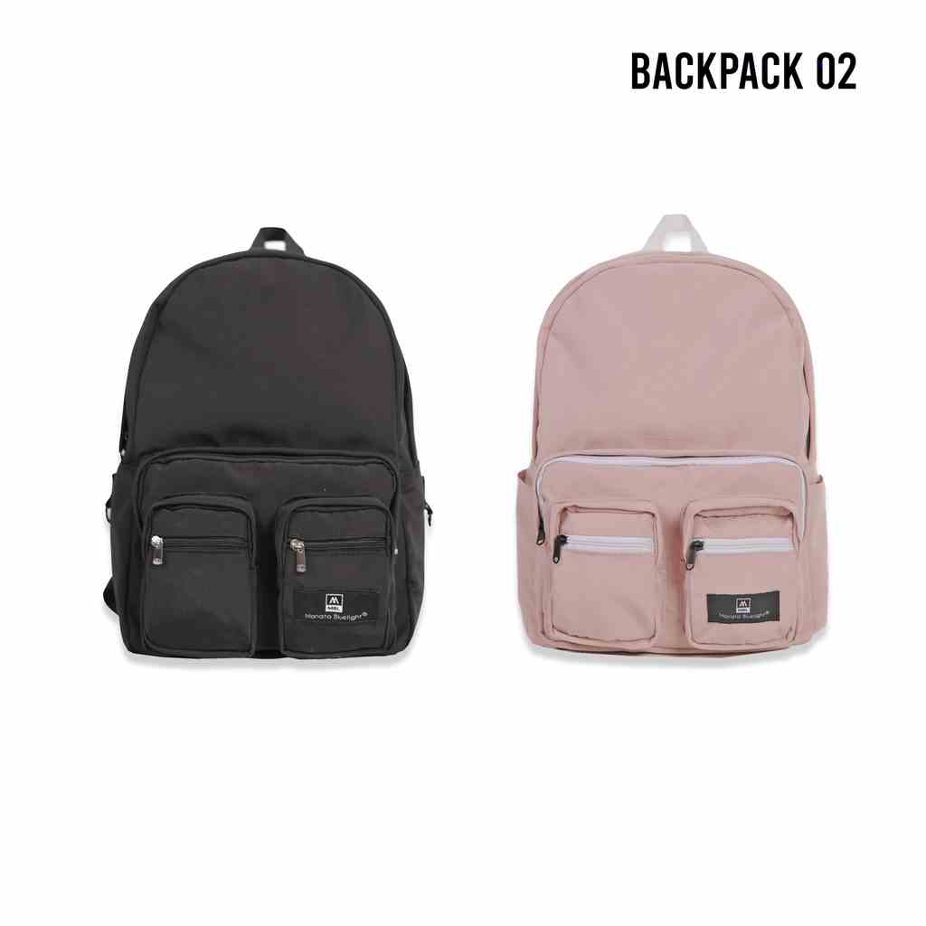 [Mua 2 giảm 7%] MONATA BLUELIGHT Backpack 02 - Balo nam nữ chống thấm