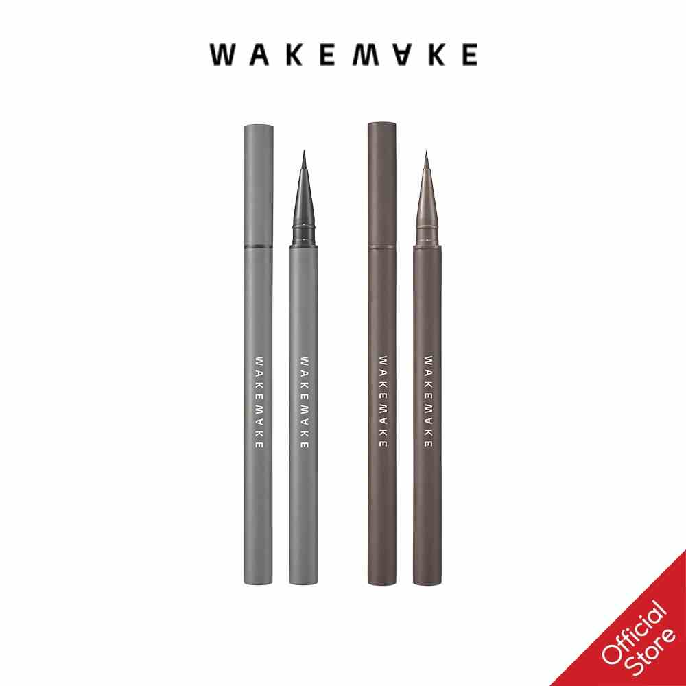 [Mã BMTTC60K giảm đến 60K đơn 50K] Bút Kẻ Mắt Tông Xám Wakemake Real Ash Brush Liner 1g