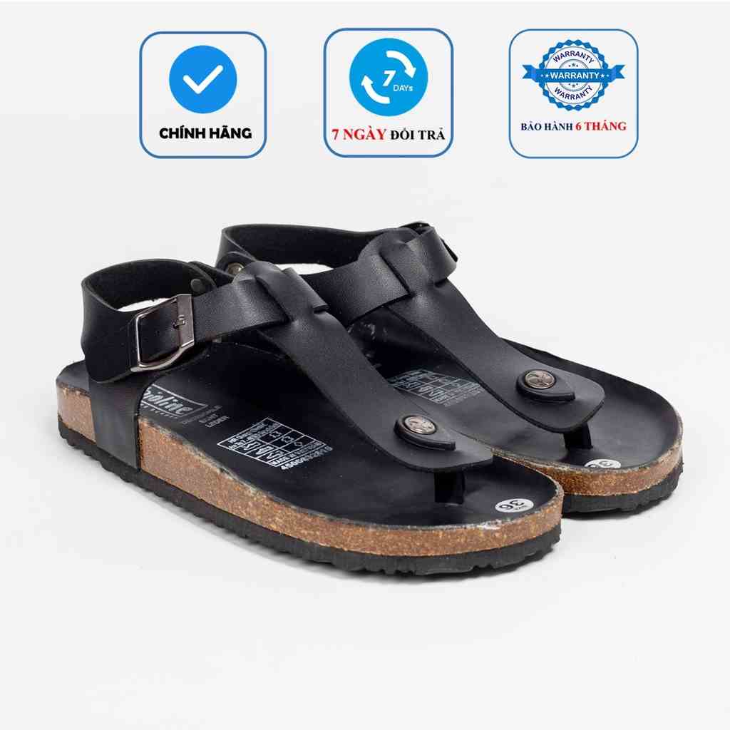 Mã PU10 - Sandal công sở Birken Đế Trấu BIOLINE Official Unisex Nam nữ văn phòng Quai Tách Ngón Da PU Cao cấp