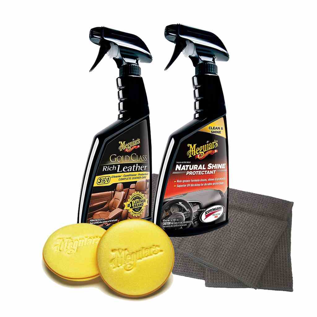 Meguiars Combo dưỡng nhựa và da nội thất xe hơi G22-4116 (4 sản phẩm)