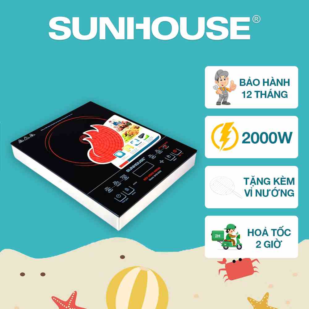 Bếp hồng ngoại SUNHOUSE SHD6006 - Bảo hành chính hãng 12 tháng