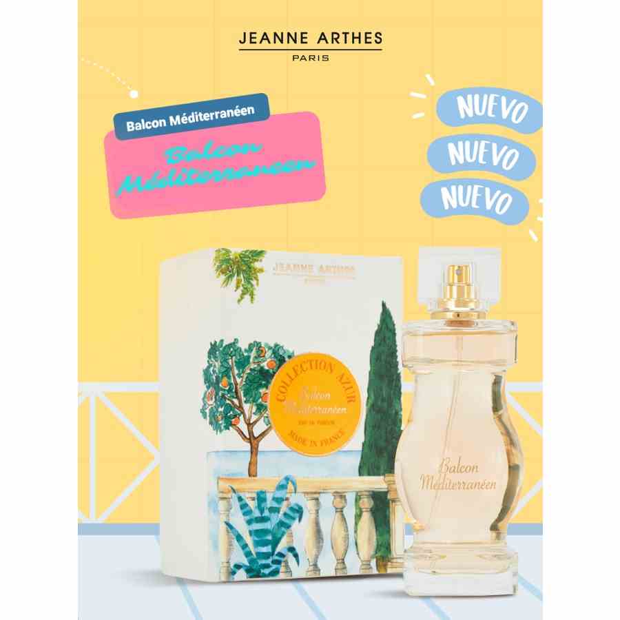 [Mã BMLTA35 giảm đến 35K đơn 99K] Nước hoa Pháp Jeanne Arthes Paris - Balcon Mediterranean 100ml