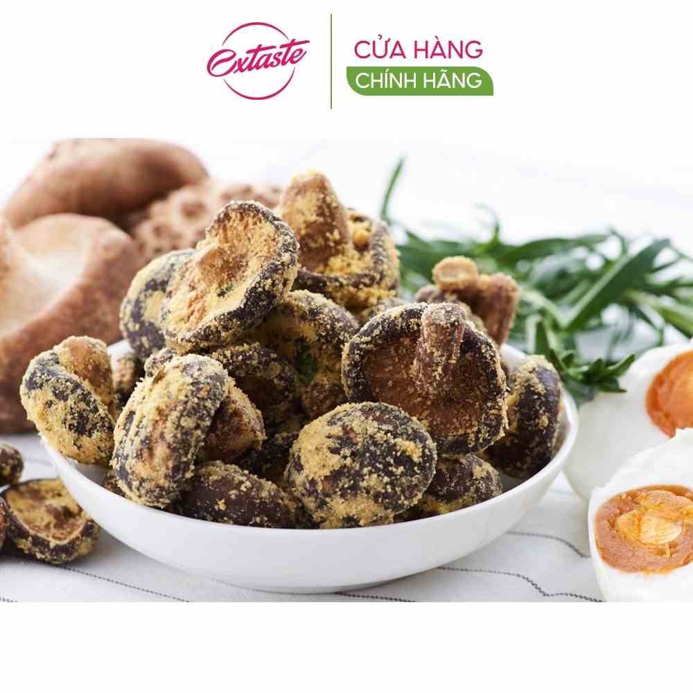 Nấm hương sấy giòn Extaste shiitake mushroom crisps 155g - nấm đông cô Healthy care extaste