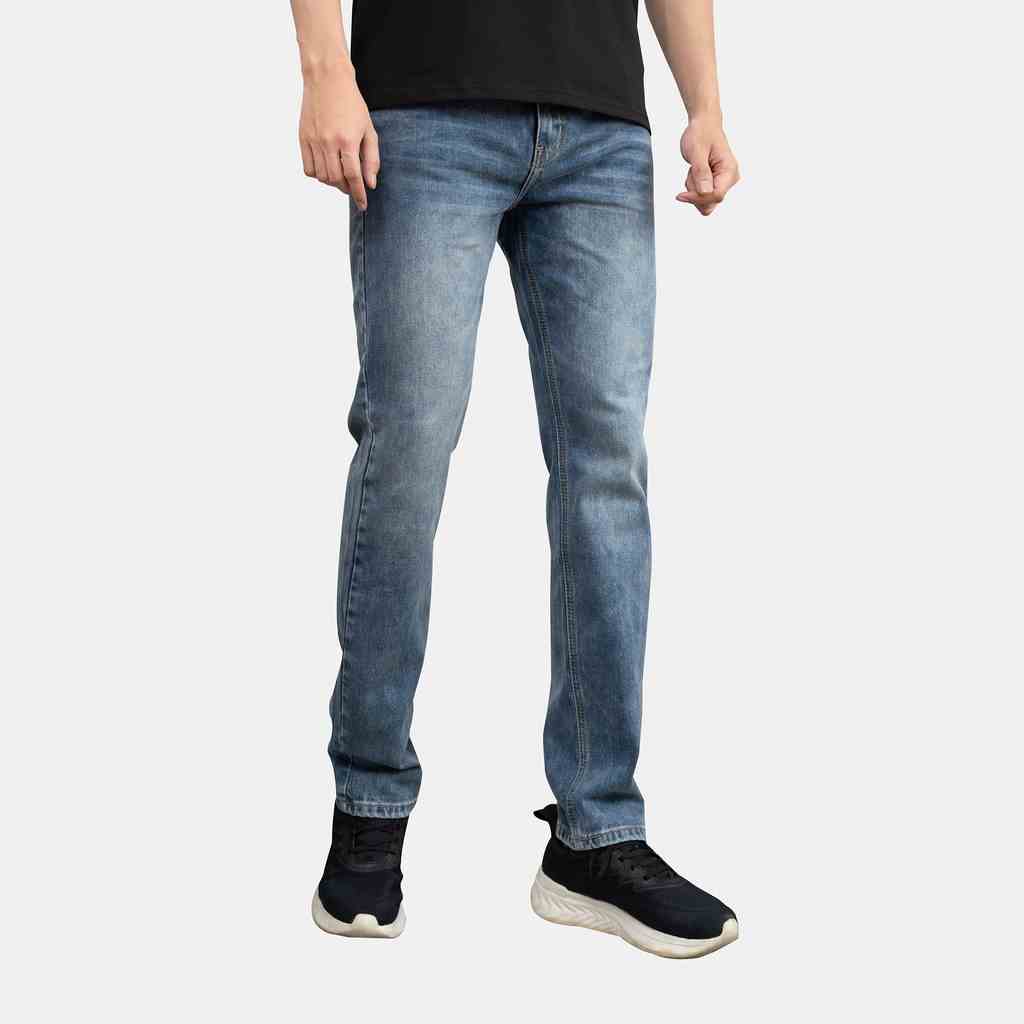 Quần jean nam xanh nhạt JONATHAN QJ047 vải denim cao cấp co dãn nhẹ 4 chiều, form dáng chuẩn đẹp, trẻ trung, hottrend